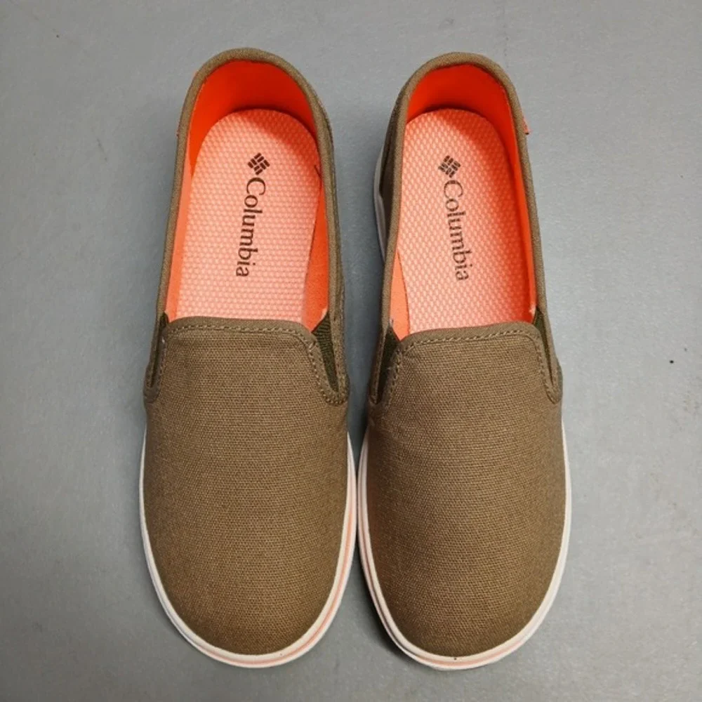 Columbia Crankbait Omni-Grip Casual Sneakers Youth Size 5 Multi Canvas Slip On‎
